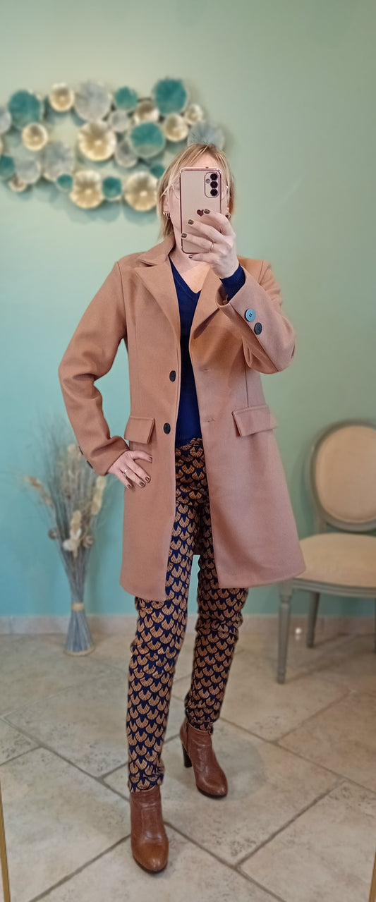 Manteau Rosy camel ou beige