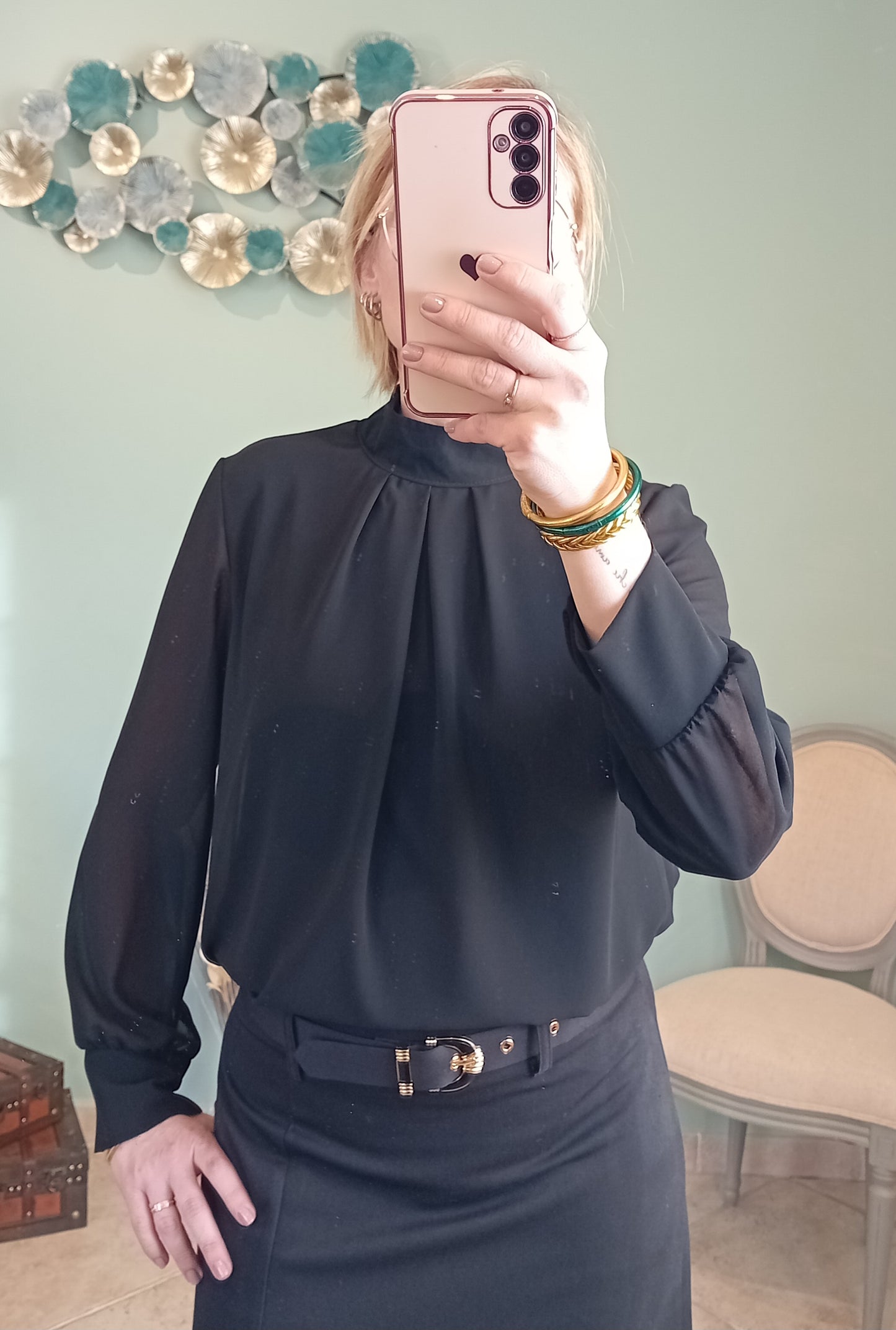 Blouse Lana noire