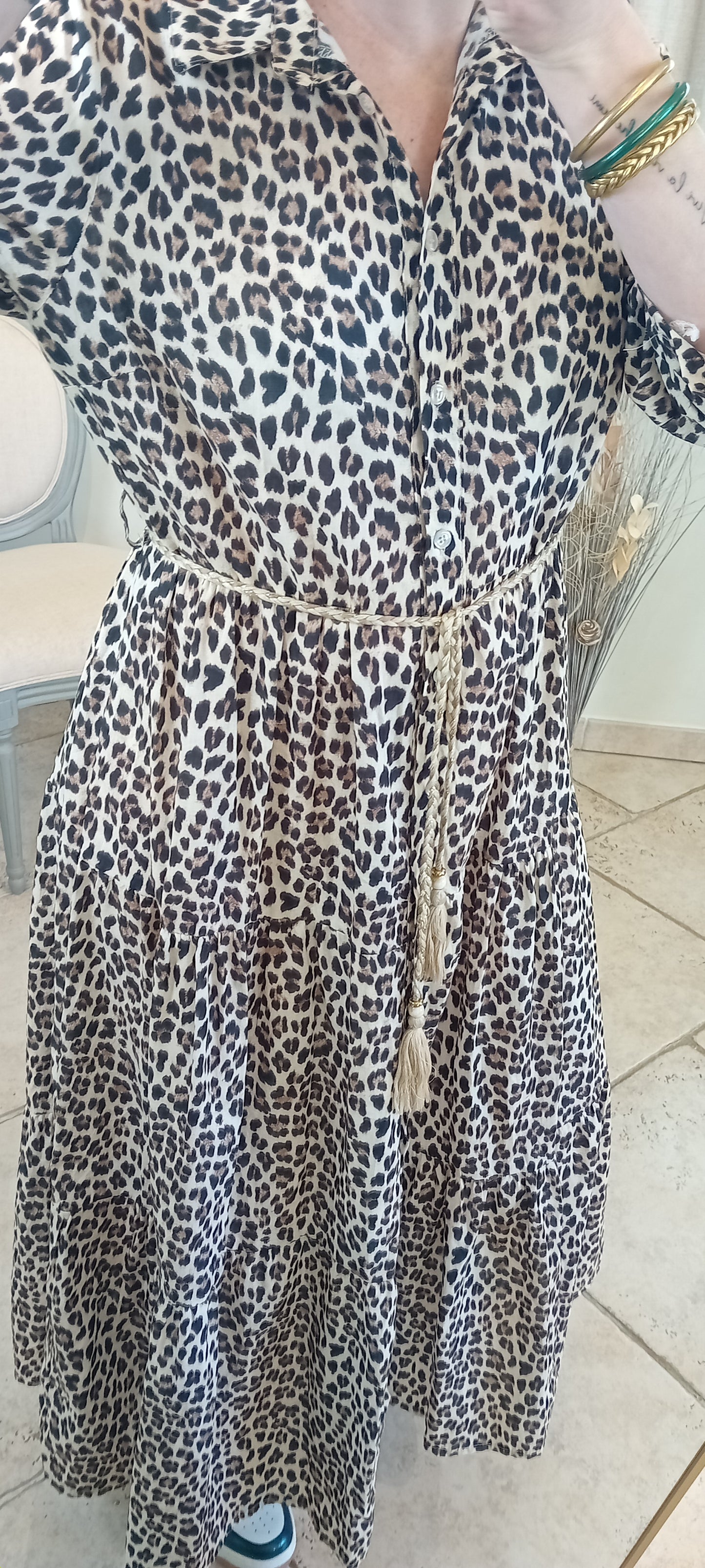 Robe "Vira" léopard  -50%