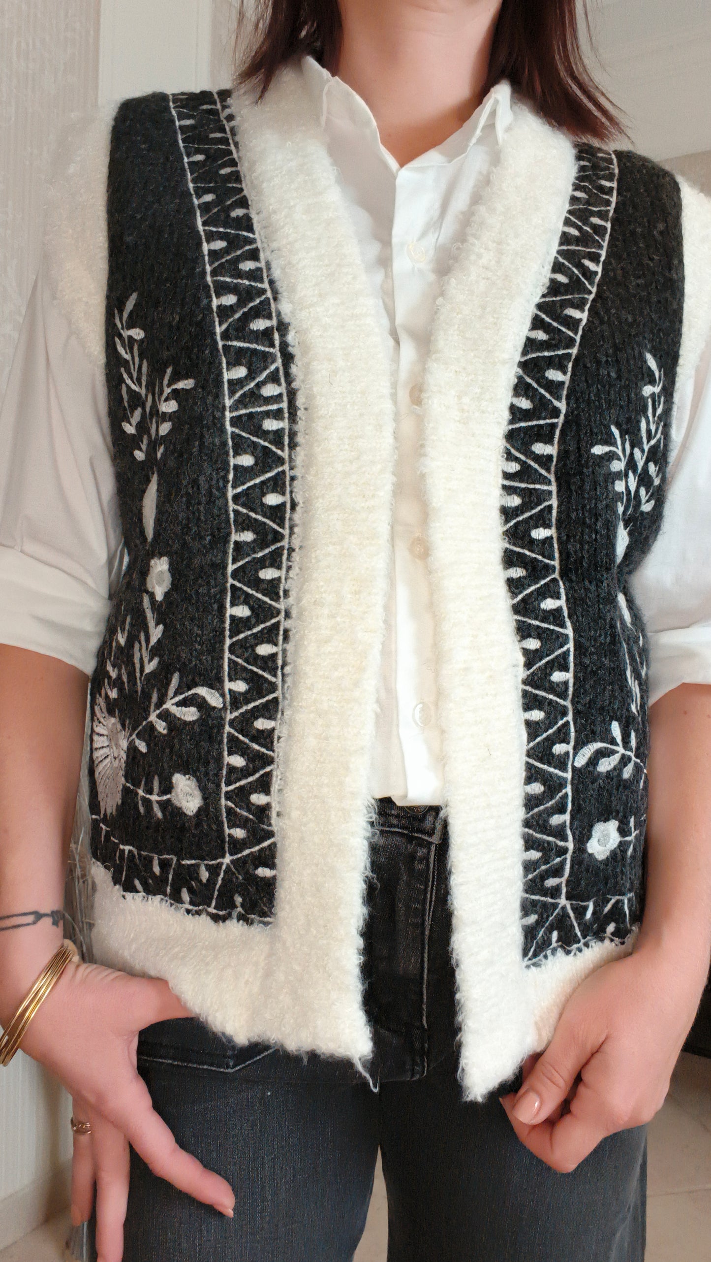 Gilet Cherry anthracite