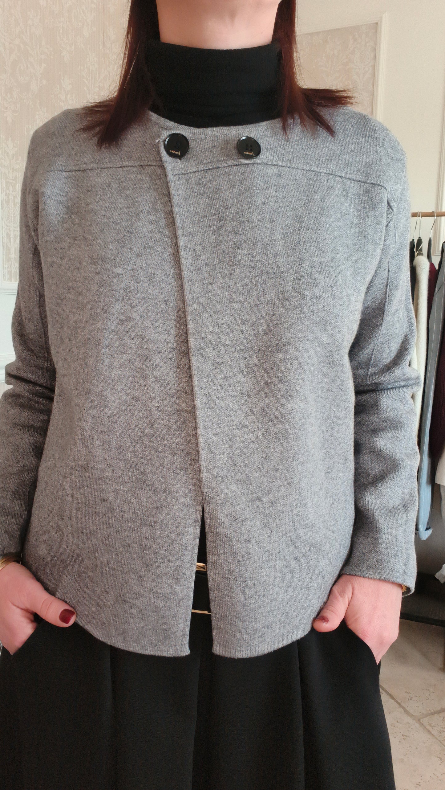 Gilet Carlie gris