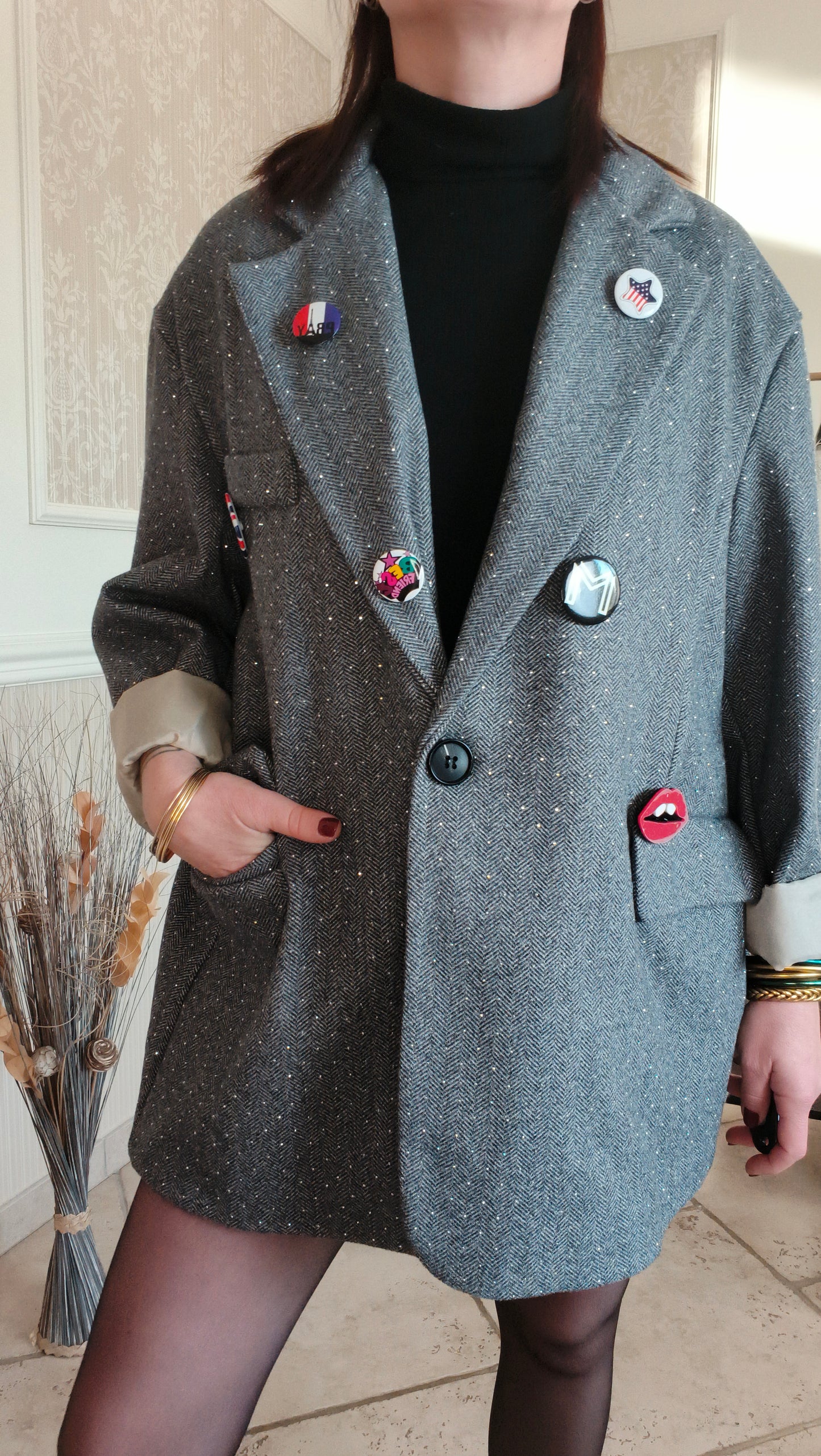 Blazer Pin's gris